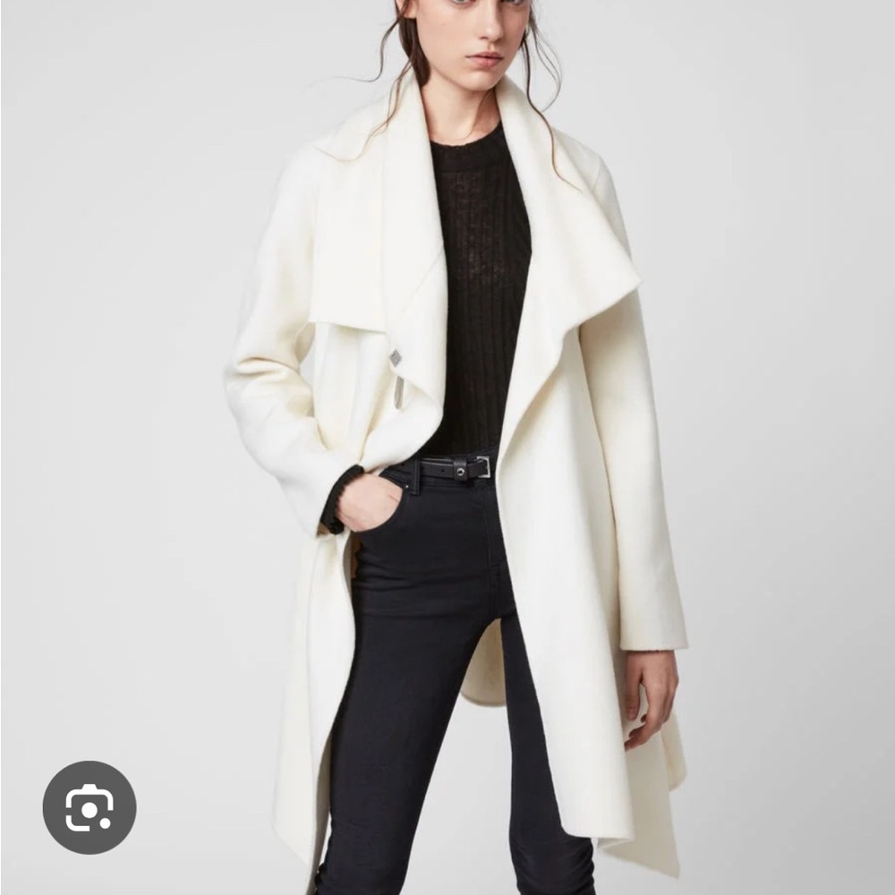 ALL SAINTS Monument Eve Wool Jacket—Size US 0
